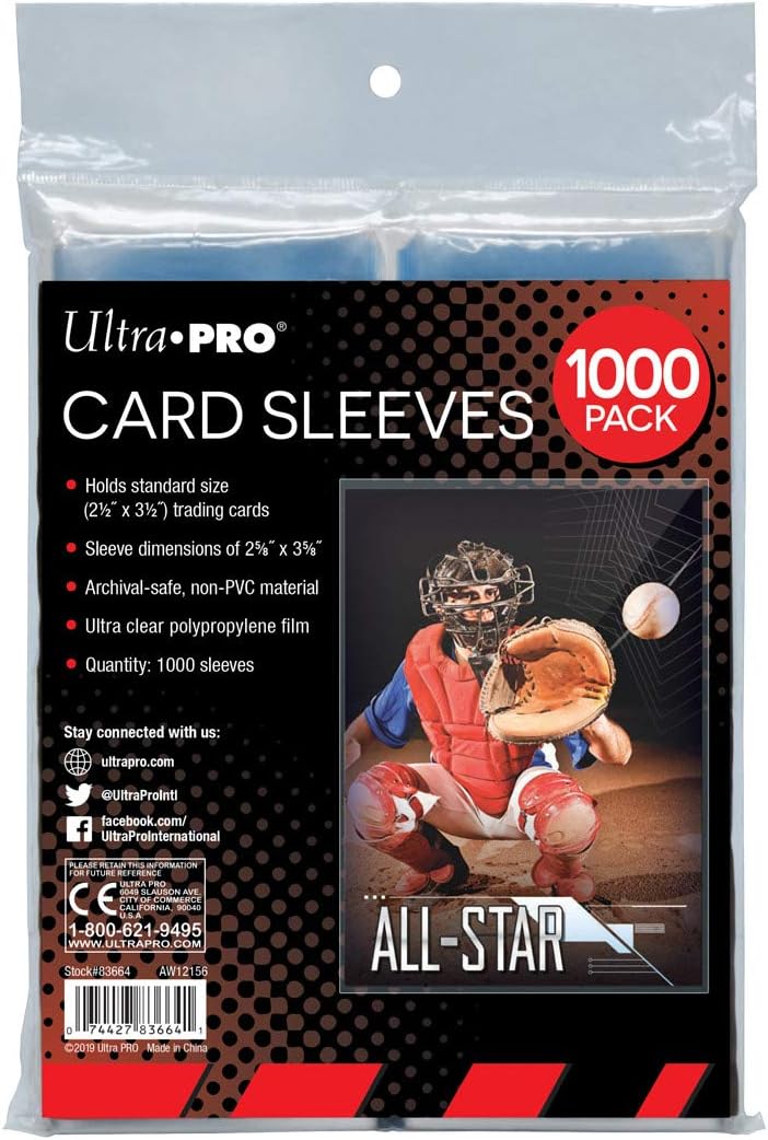 Fundas suaves para tarjetas coleccionables de 25 x 35