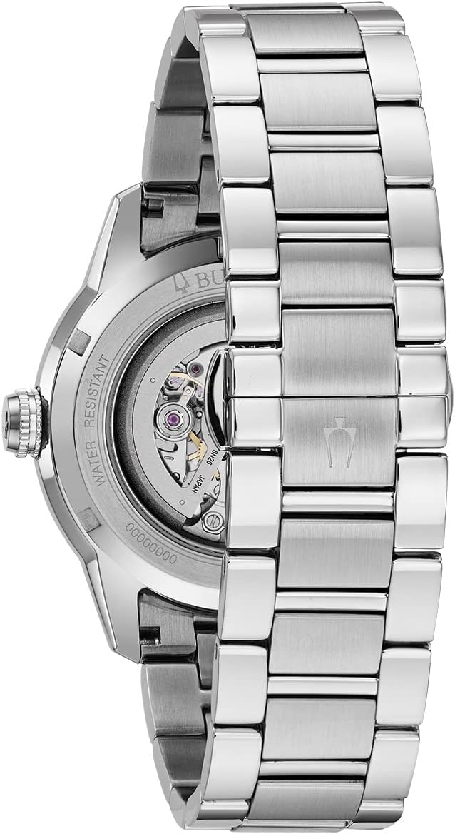 Bulova Reloj de pulsera automático automático de acero inoxidable Sutton para hombre