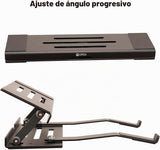 Psitek Soporte elevador plegable de aluminio 3 en 1 ajustable y ple...