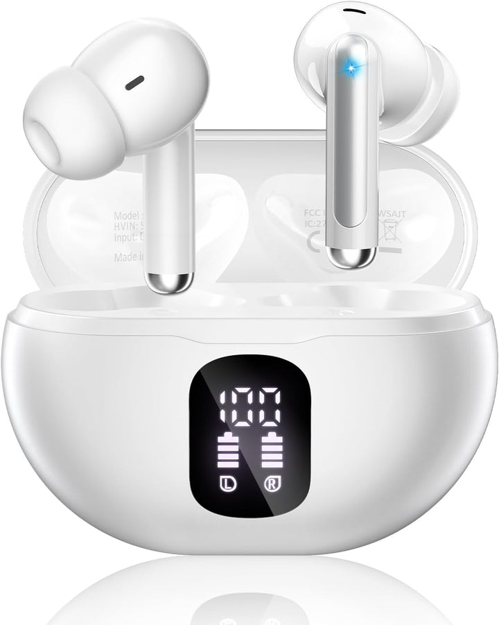 Auriculares inalámbricos, auriculares Bluetooth 5.4 con 50 horas de...