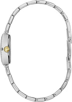Caravelle by Bulova Reloj de Dama Vestido Mini de Cuarzo, Cristales, Nácar, 18x24mm
