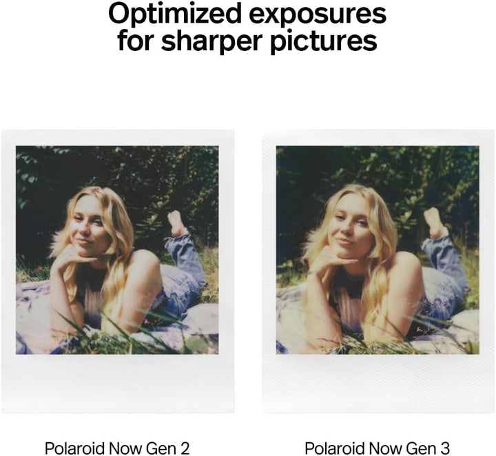 Polaroid Now - Cámara instantánea de tercera generación tipo I + pa...