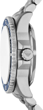 Emporio Armani Reloj Sea Explorer automático de acero inoxidable para hombre (Modelo: AR60090)