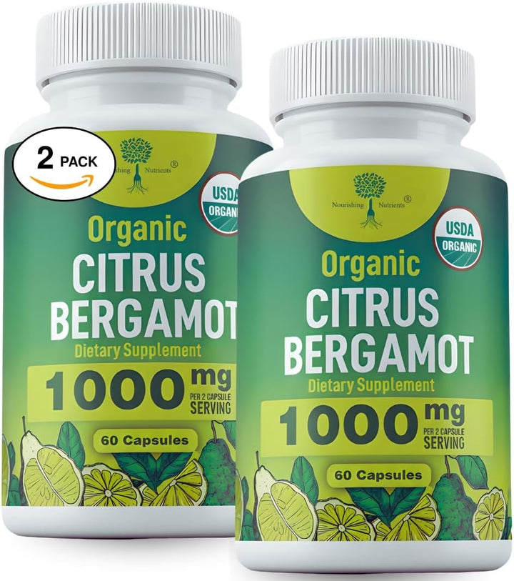 Bergamota cítrica orgánica, solo certificado por USDA, el 50% más a...