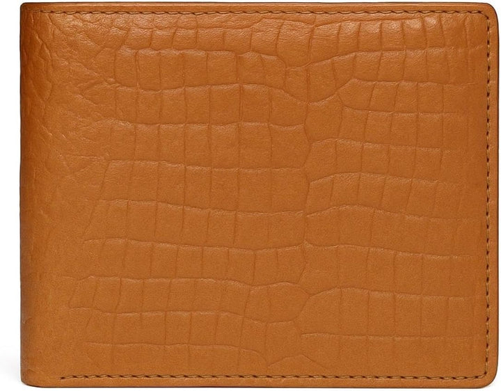 Cartera de cuero para hombre, bloqueo RFID, delgada y elegante con...
