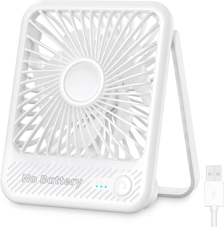 Koonie - Ventilador de escritorio USB, ventilador pequeño ultra sil...