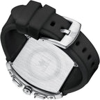 OLEVS Relojes para Hombre Casual Lujo Cara Grande Cronógrafo Multifuncional Relojes de Hombre Correa de Silicona/Nylon Duradera 3 ATM Resistente al Agua Reloj de Hombre Fecha Fase Lunar Reloj