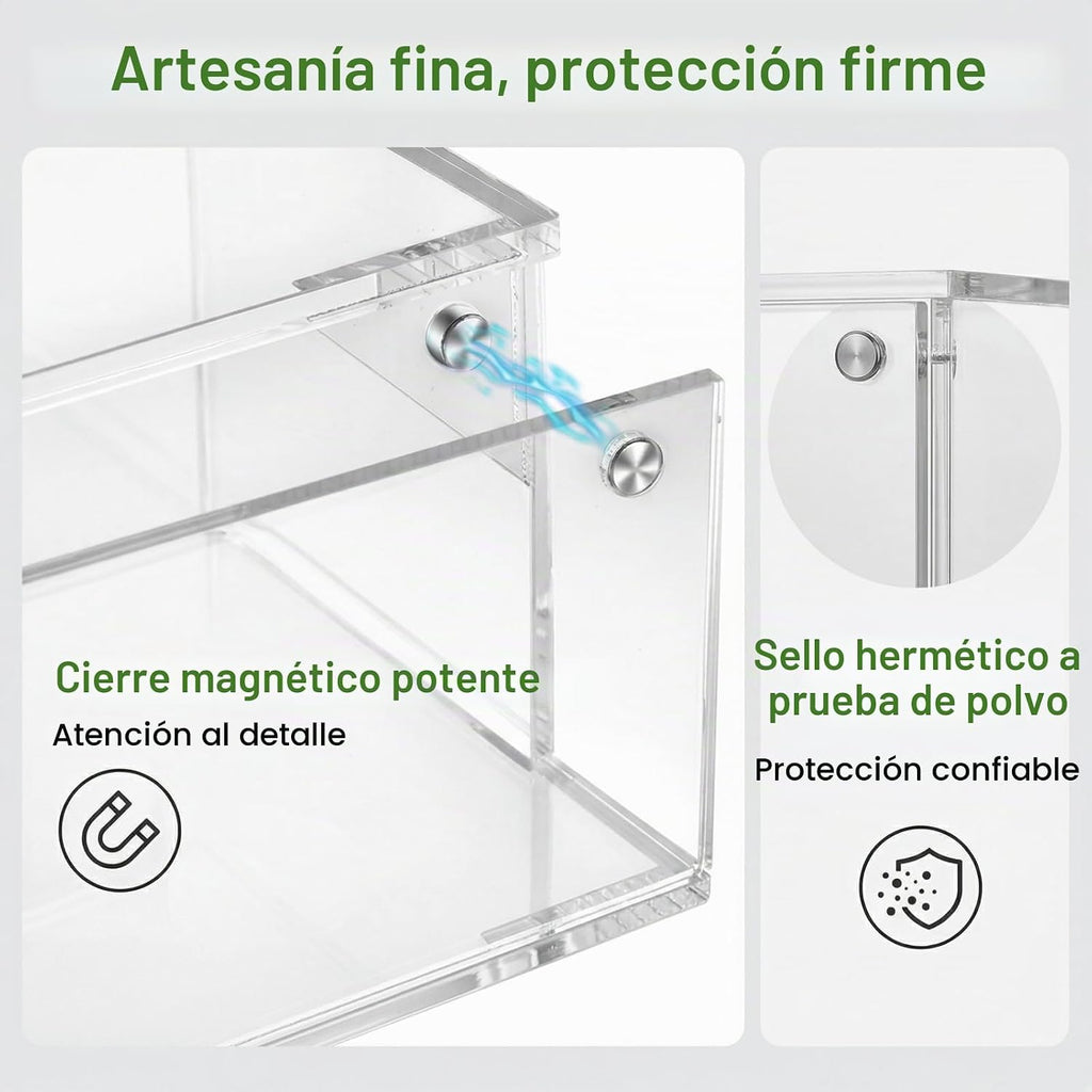 Vitrina acrílica para almacenamiento de ruedas calientes escala 1/64