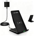 Cargador inalámbrico rápido, soporte de carga inalámbrico de escritorio con adaptador USB PD de 20 W para Samsung Galaxy S25/S24/S23/S22/S21/Note 20, Pixel 8/7 Pro, para iPhone 17 Pro Max/17 Pro/17/16