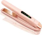 SUNMAY Alisador de cabello inalámbrico, alisador portátil de titanio para viajes, Rosa