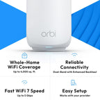 NETGEAR Orbi 370 Series WiFi 7 Sistema de malla, hasta 4,000 pies cuadrados