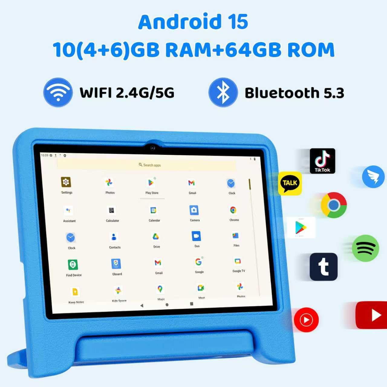 COLORROOM Tablet Android 15 actualizada 2026, tableta para niños de...