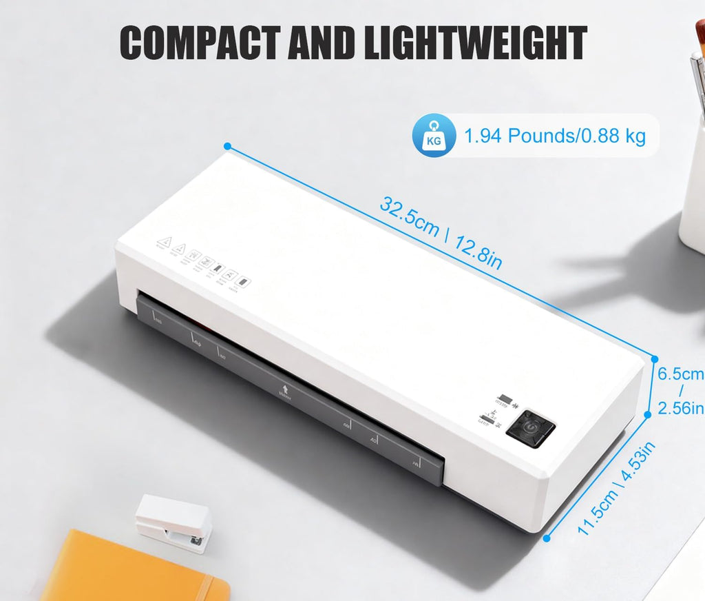 Juego de máquina laminadora térmica de 9 pulgadas con 40 hojas
