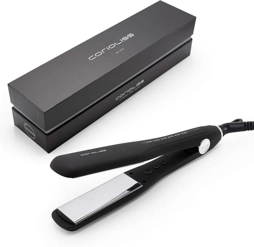 Corioliss Plancha de pelo profesional extra ancha para mujer, planc...