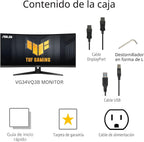 ASUS TUF Gaming VG34VQ3B \u2013 Monitor curvo ultraamplio de 34\u20...
