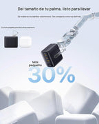 Baseus Enerfill - Cargador USB C de 70 W, bloque de carga rápida con