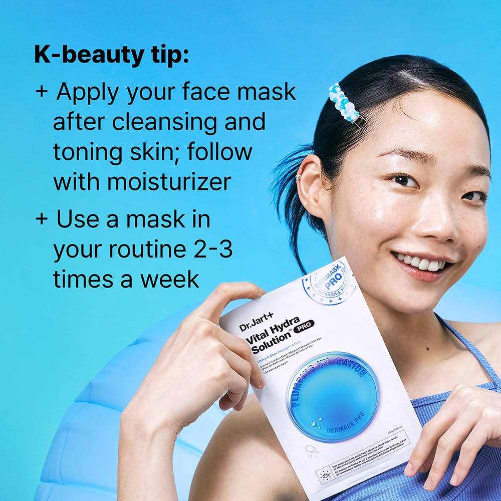 Dr.Jart+ Dermask Vital Hydra Solution Glow Mascarilla facial corean...