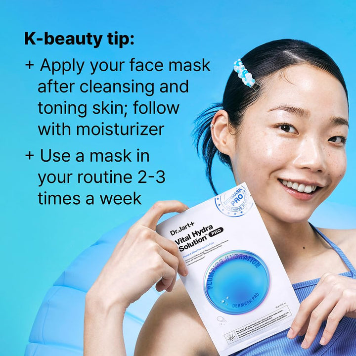 Dr.Jart+ Dermask Vital Hydra Solution Glow Mascarilla facial corean...
