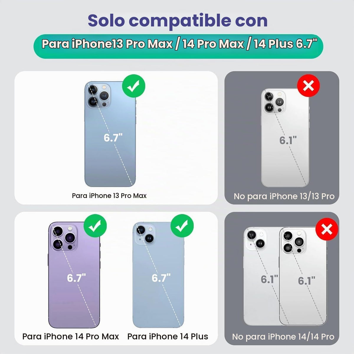 Pxwaxpy Funda de batería para iPhone 13 Pro Max/14 Pro Max/14 Plus, funda delgada de cargador de 8600 mAh mejorada con protección anticaídas de 360°, funda de carga recargable para iPhone 13 Pro Max