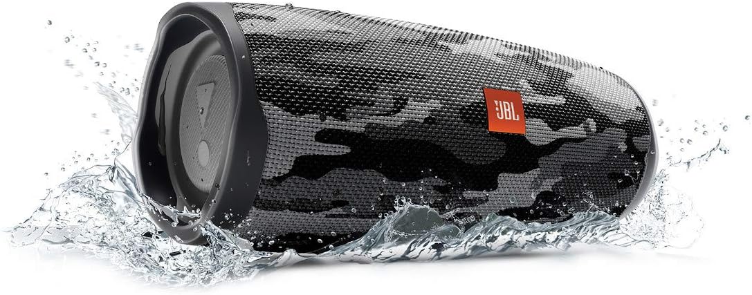 JBL Charge 4 - Altavoz Bluetooth portátil (negro\/camuflaje blanco)