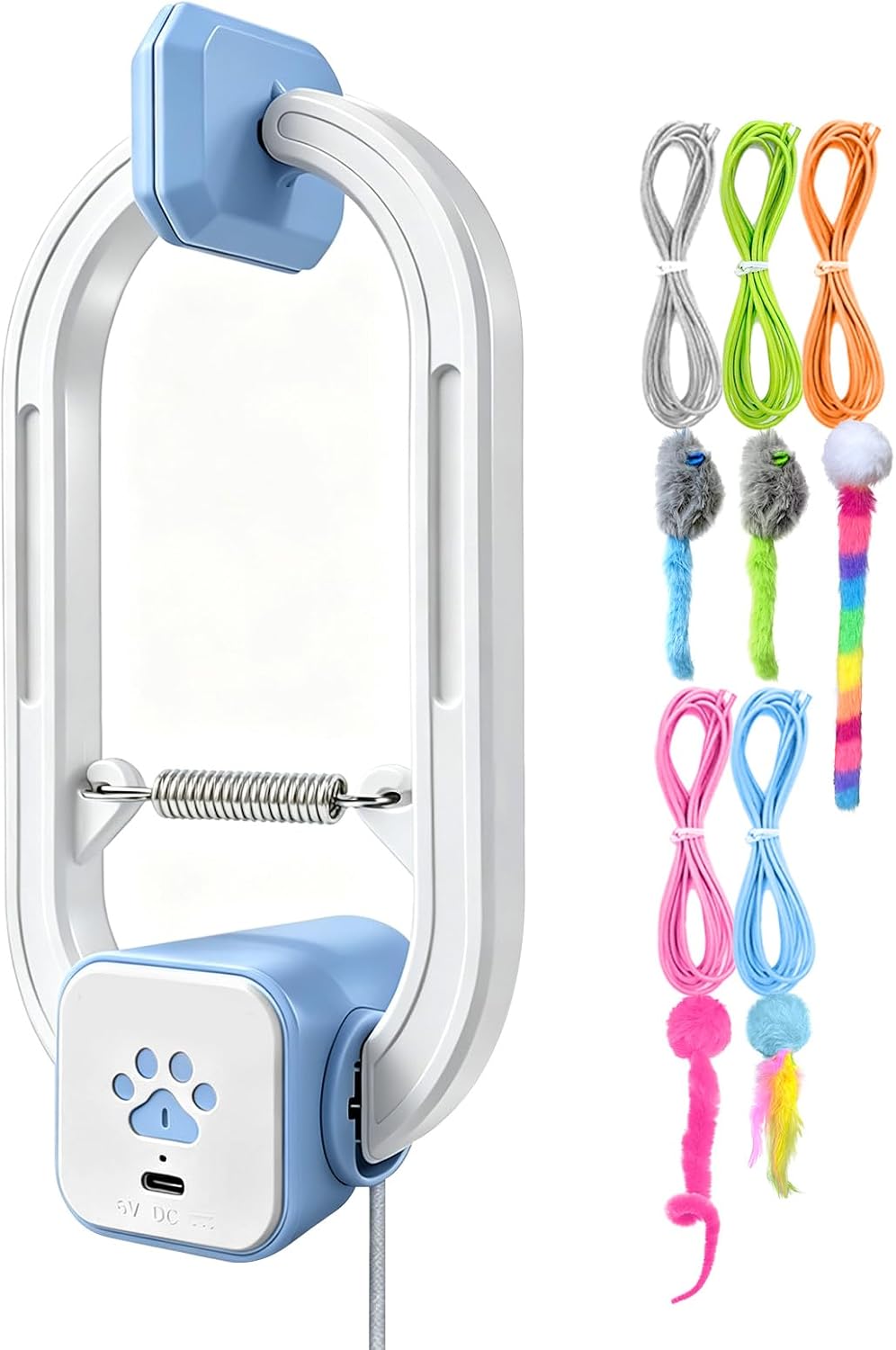 Teaser eléctrico para gatos, juguete automático para gatos de interior