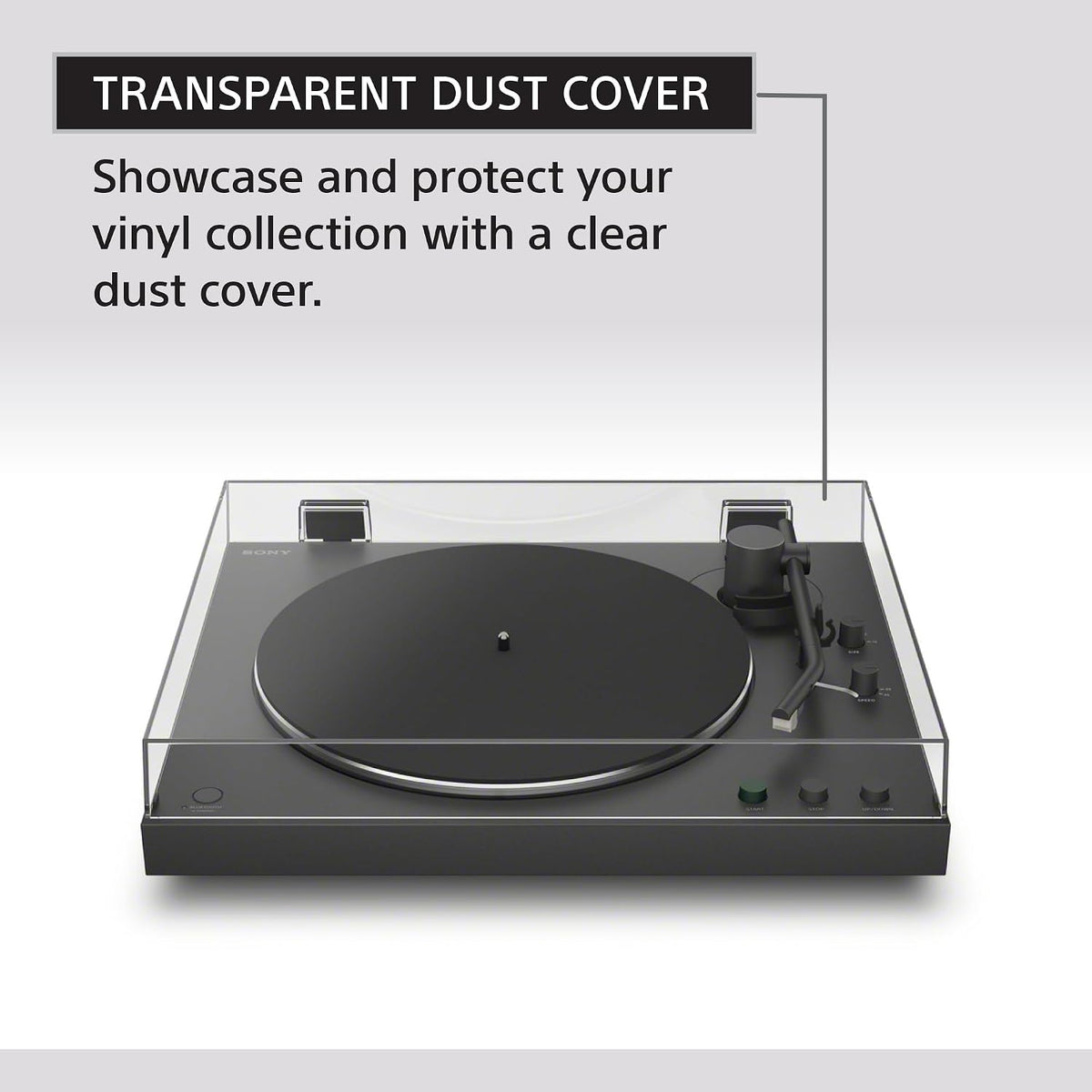 Sony PS-LX3BT - Tocadiscos inalámbricos Bluetooth con reproducción
