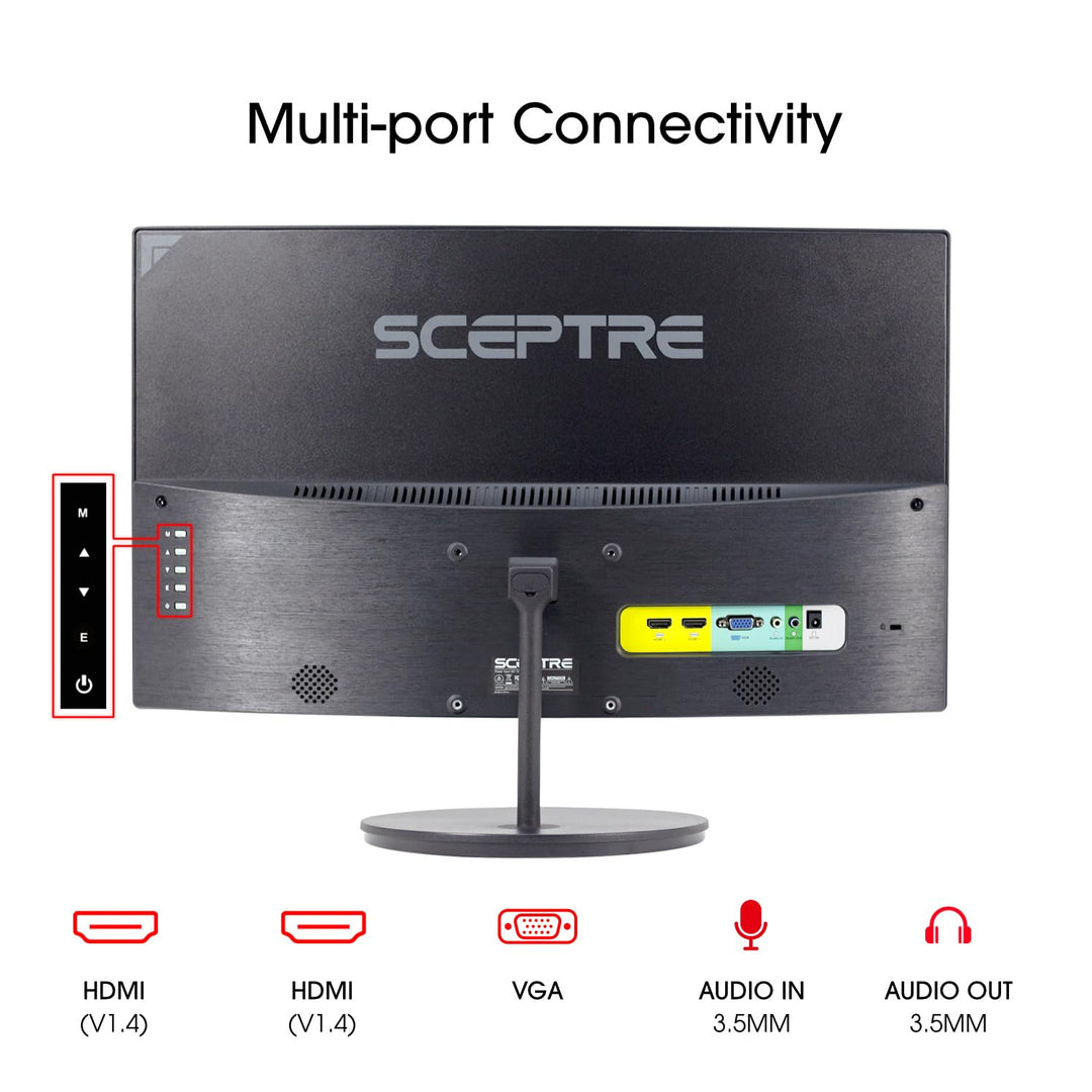 Sceptre - Monitor curvo Prime de 27 pulgadas hasta 100Hz 1080p HDMI...