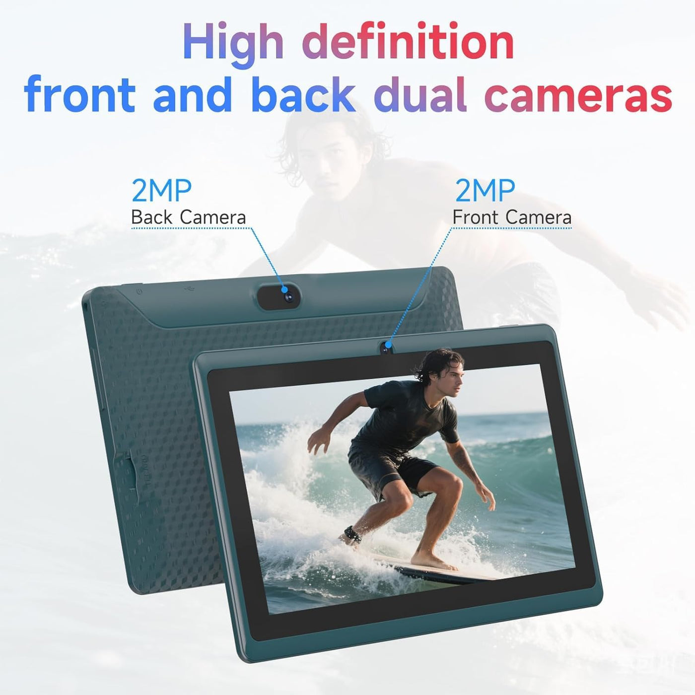 CUPEISI Tableta Android con funda, tableta de 7 pulgadas, 8 GB de R...