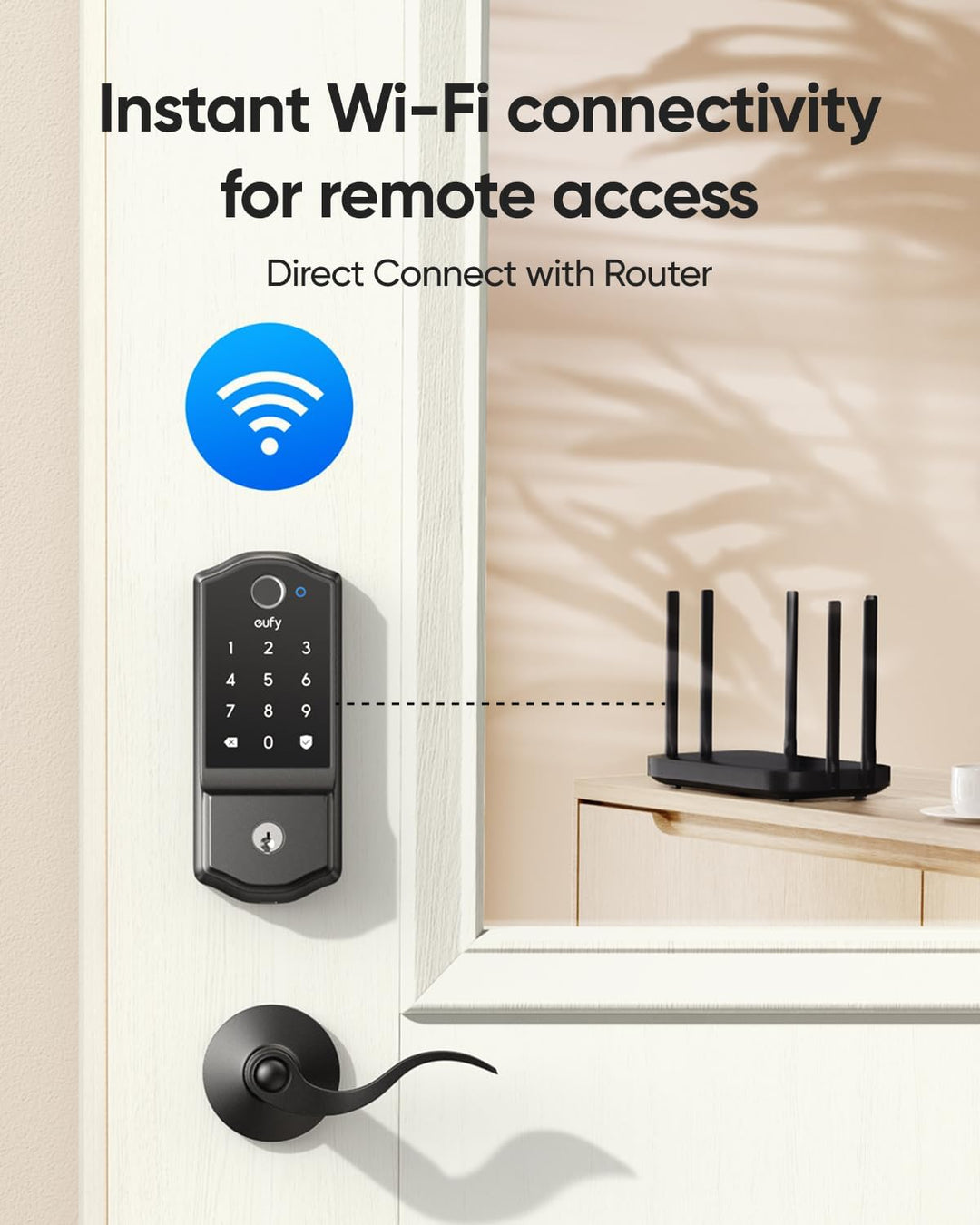 eufy Security Smart Lock C220, cerradura inteligente de puerta sin...