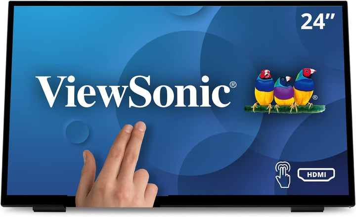 ViewSonic TD2465 Monitor de pantalla táctil de 24 pulgadas 1080p, m...