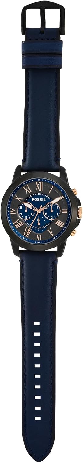 Fossil Reloj para hombre, reloj cronógrafo de cuarzo Grant