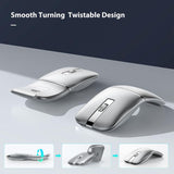Ratón inalámbrico Bluetooth de arco plegable para viajes, modelo du...