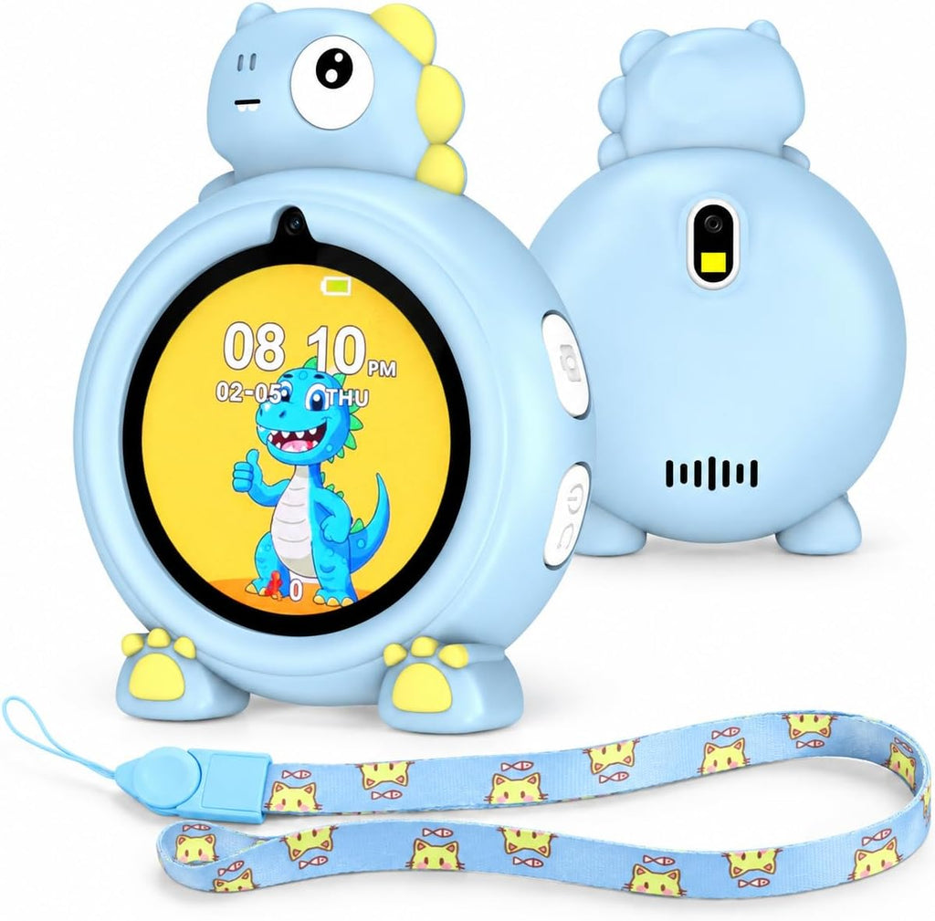 Cámara para niños con juegos, pantalla táctil, mini cámara digital de juguetes para niños, foto y video de doble lente, 13 juegos integrados, 19 marcos de fotos, pantalla de 1.48 pulgadas