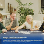 Juego de estrategia de palabras, tamaño de viaje, lata coleccionable, edades de 8 años, 1-4 jugadores