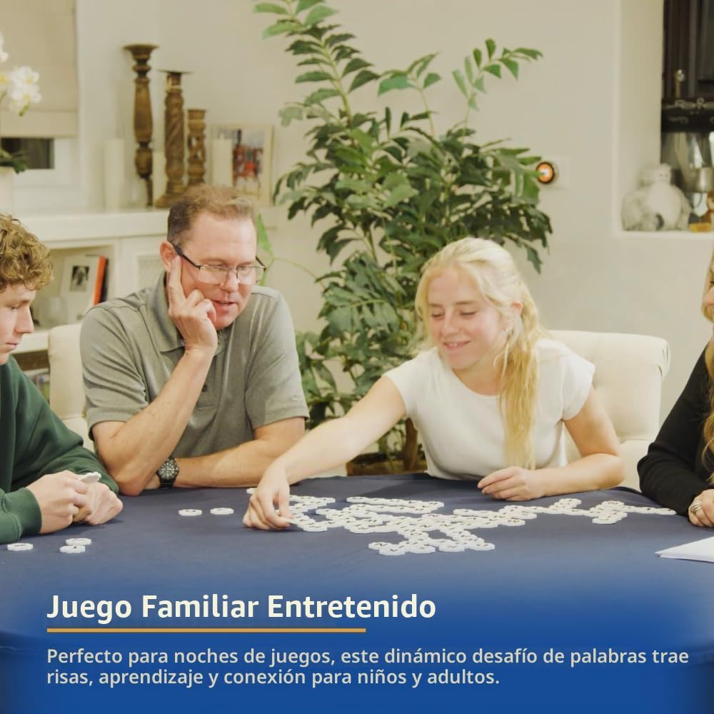 Juego de estrategia de palabras, tamaño de viaje, lata coleccionable, edades de 8 años, 1-4 jugadores