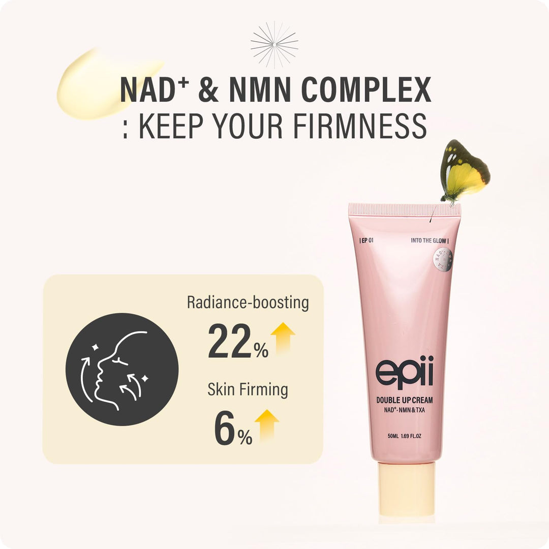epii Double Up Cream | hidratante facial | NAD NMN | TXA | niacinam...