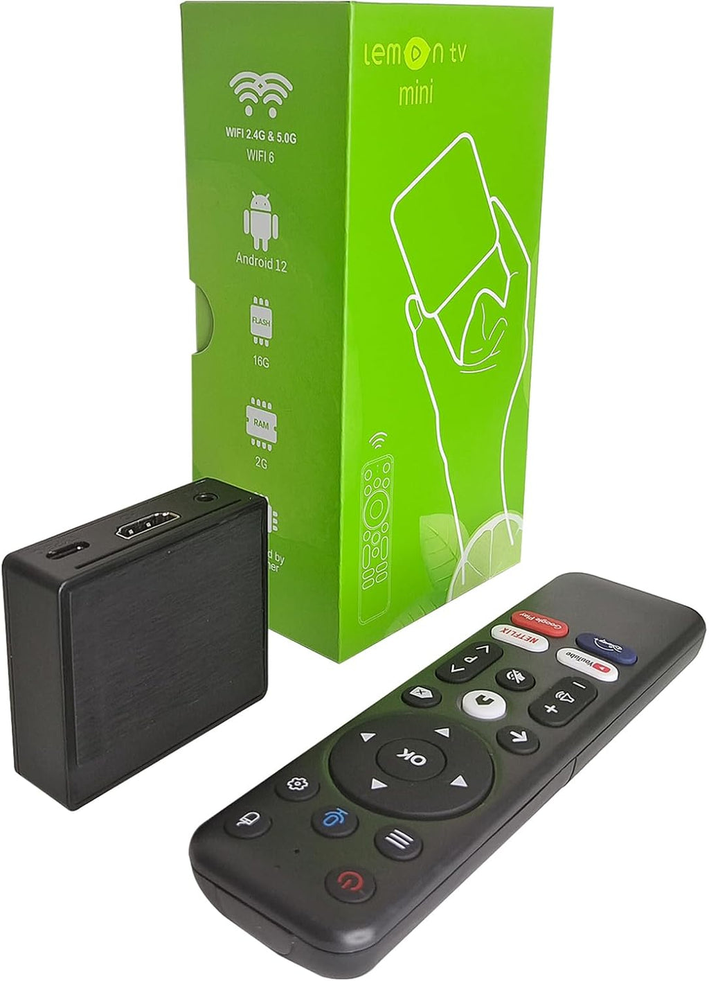 Android TV Box 2026 H618 4K Ultra HD Dispositivo de transmisión para TV