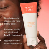 Peach & Lily - Limpiador de gel hidratante Power Calm (3.38 oz) - L...