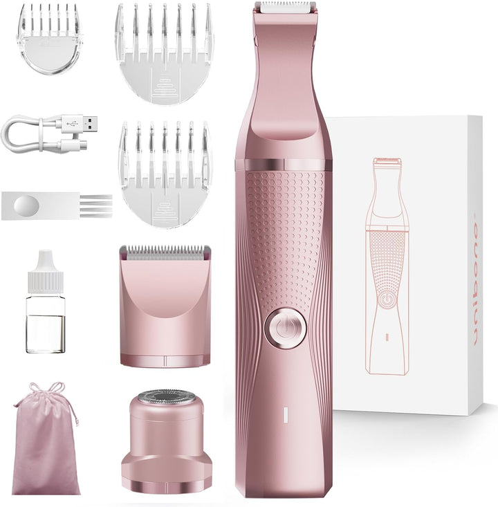 Unibono Pubic - Recortadora de pelo para mujer, impermeable, afeita...
