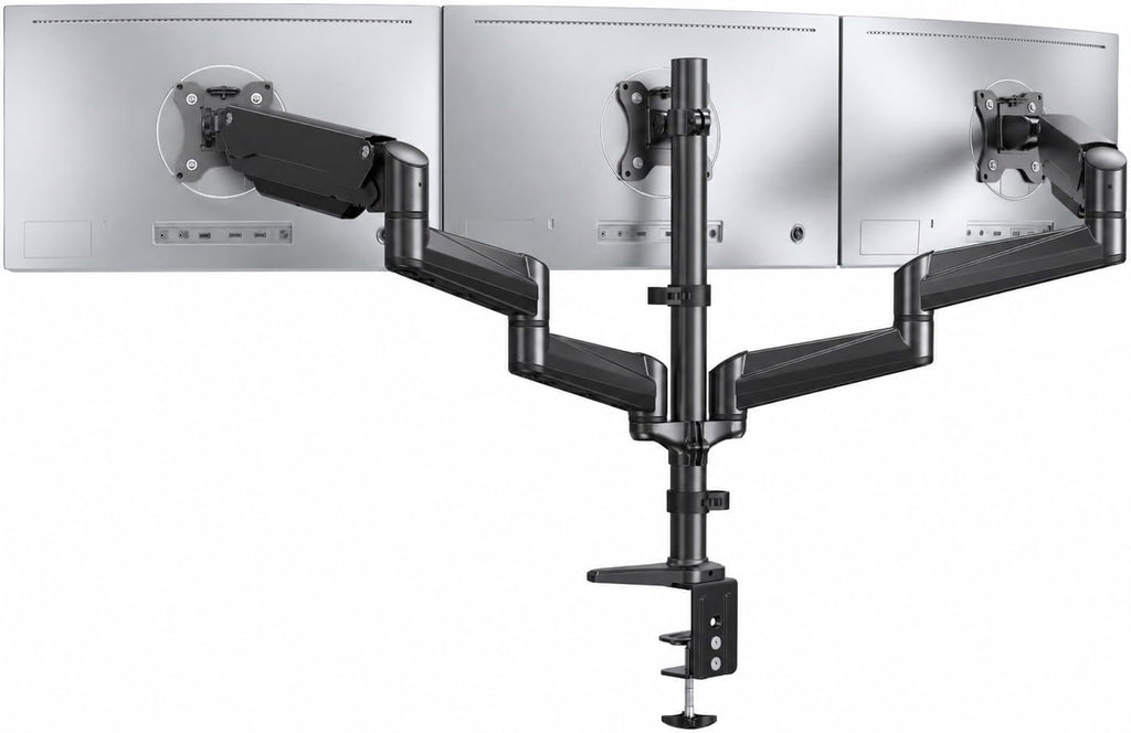 Soporte de Escritorio ErGear para Tres Monitores Compatible con Tres pantallas de 17–32 pulgadas