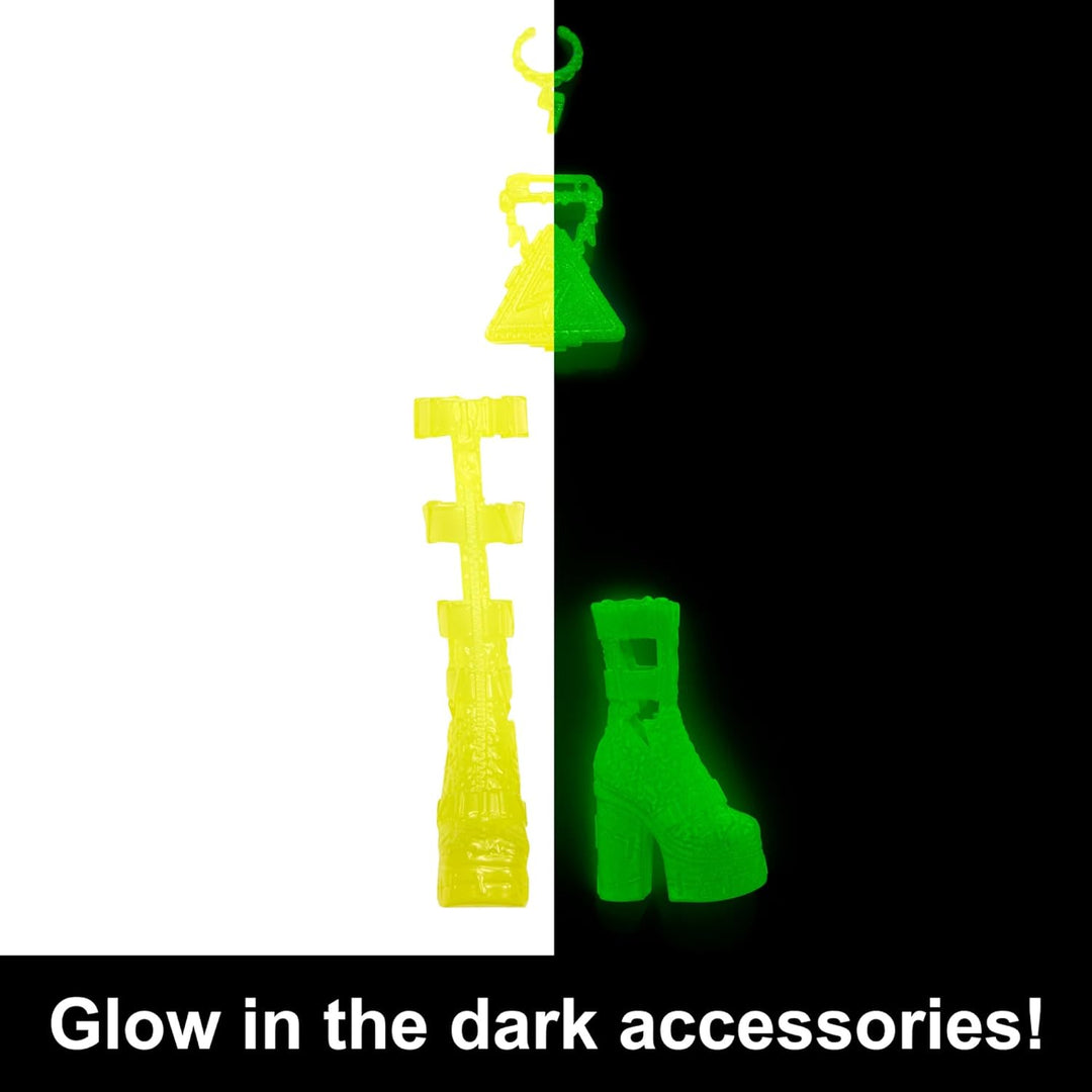 Monster High Skulltimate Secrets Neon Frights Muñeca y accesorios,...