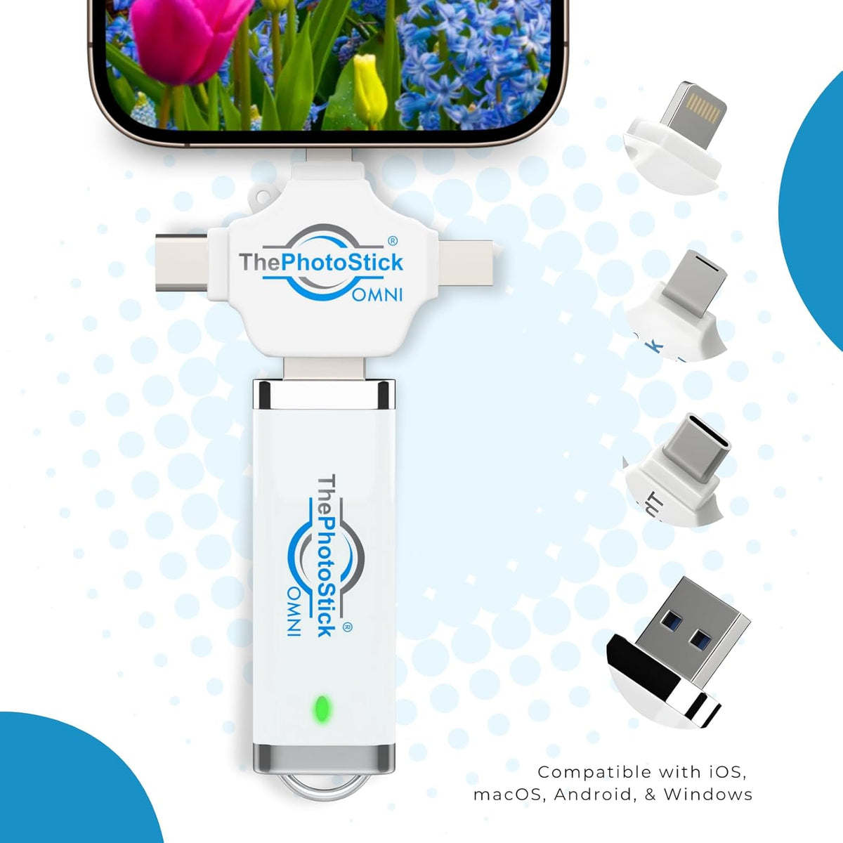 ThePhotoStick® Omni - Unidad flash USB de 32 GB y memoria extraíble...