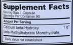 Optimum Nutrition HMB 1000 cápsulas, 0.04 oz de beta-hidroxi beta, 90 unidades (paquete de 2)