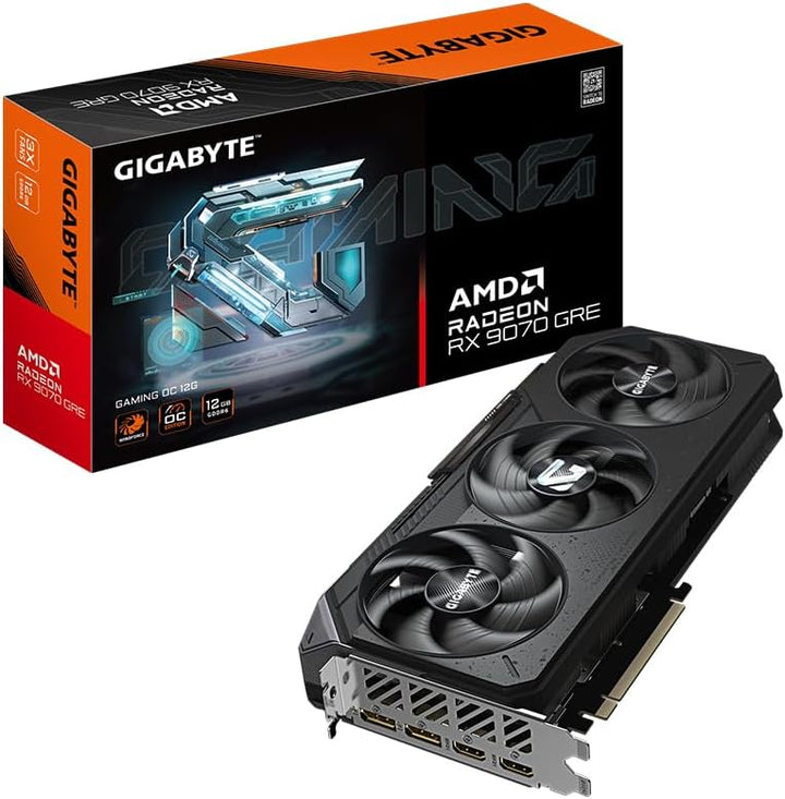 GIGABYTE Gaming Radeon RX 9070 GRE 12GB GDDR6 PCI Express 5.0 ATX t...