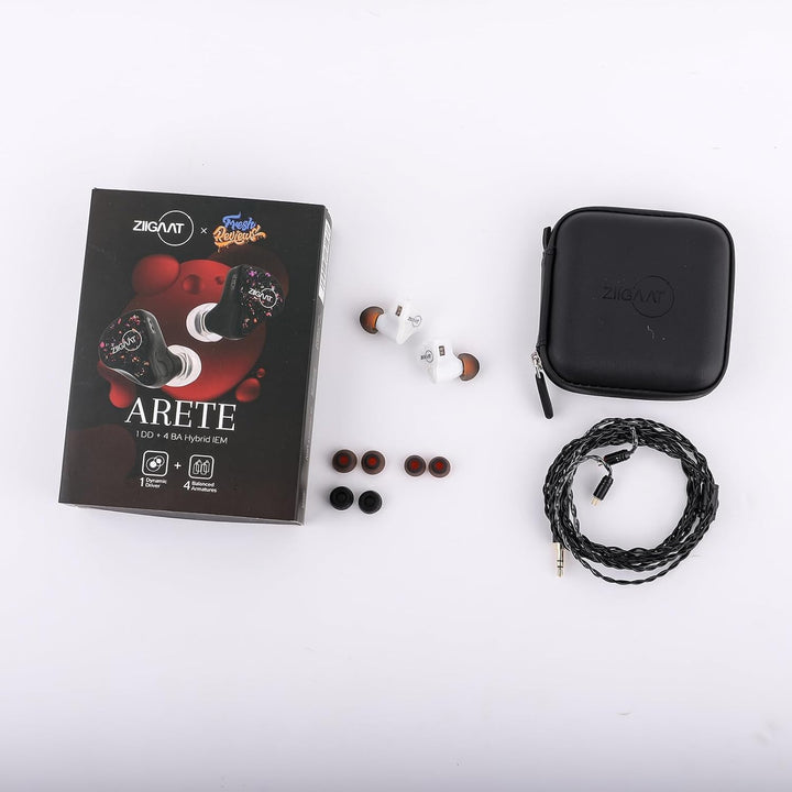 Linsoul ZiiGaat x Fresh Reviews Arete en el oído Monitor, Auricular...