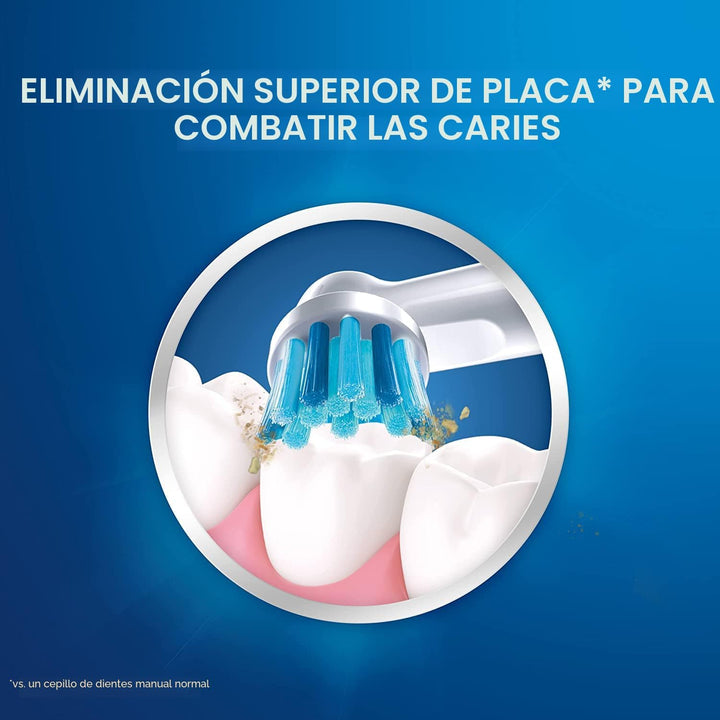 Oral-B Cepillo de dientes eléctrico para niños con Spiderman de Mar...