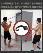 Set de Bandas de Resistencia - Bandas de Tracción para Hombres y Mujeres, Bandas de Ejercicio con Anclaje para Puerta, Cartel de Entrenamiento y Bolsa para Estiramiento Corporal y Asistencia en Dominadas