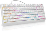 HUO JI Teclado mecánico para juegos con cable, 17 modos retroilumin...
