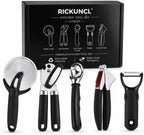 Juego de herramientas de cocina de 5 piezas, accesorios de cocina de acero