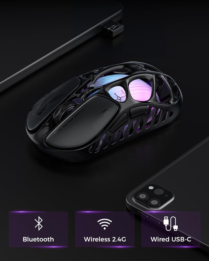 GravaStar Mercury X Ratón Inalámbrico para Juegos \u2013 Sensor PAW...